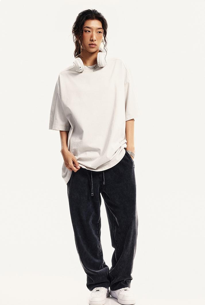 310GSM Patchwork Washed Out Tee