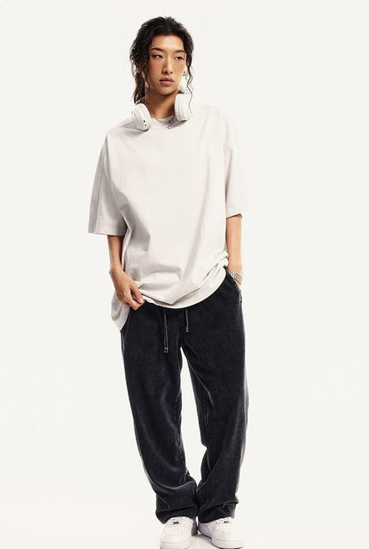 310GSM Patchwork Washed Out Tee