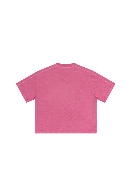 Kids 250G Side Stripe Washed Tee