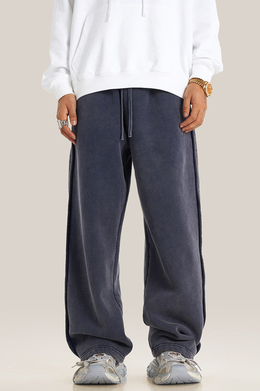 332GSM Pigment Dyed Washed Sweatpants
