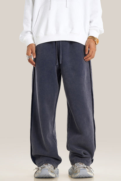 332GSM Pigment Dyed Washed Sweatpants