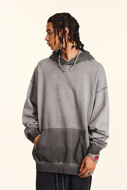 100% Cotton 380GSM Gradient Washed Hoodie