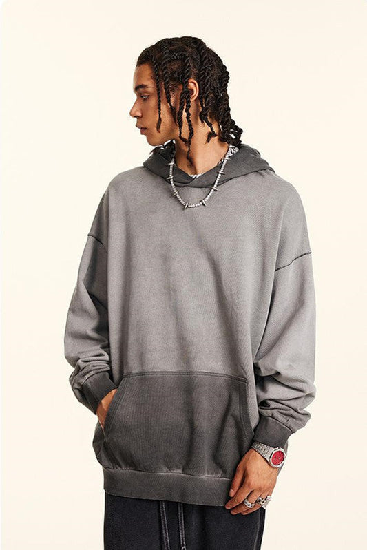 100% Cotton 380GSM Gradient Washed Hoodie