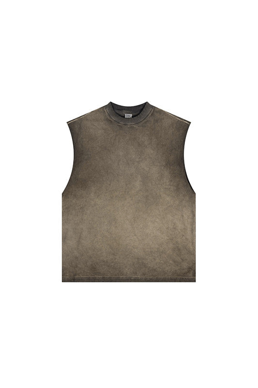 250GSM Washed Out Gradient Muscle Tee