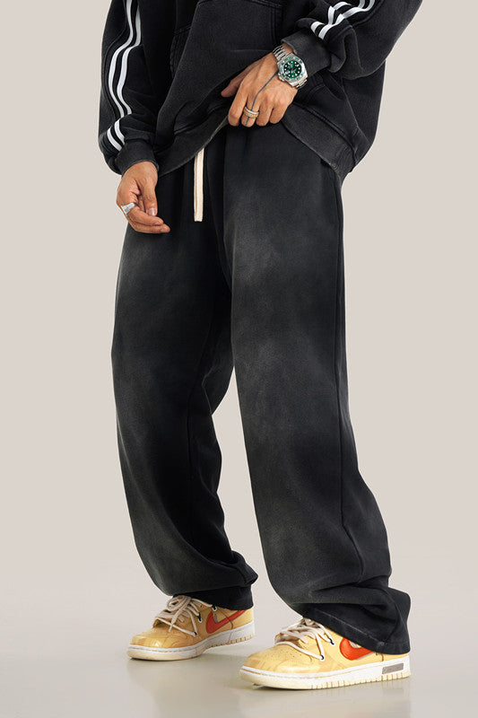 370GSM Gradient Sun Fade Washed Sweatpants