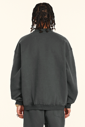 345GSM Fleece Solid Color Crew