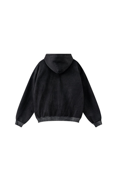 332GSM Stripe Designed Fleece Zipper Jacket