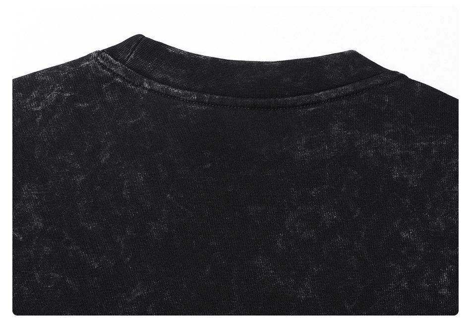 430 GSM 100% Cotton Washed Sweater Customized Sweater