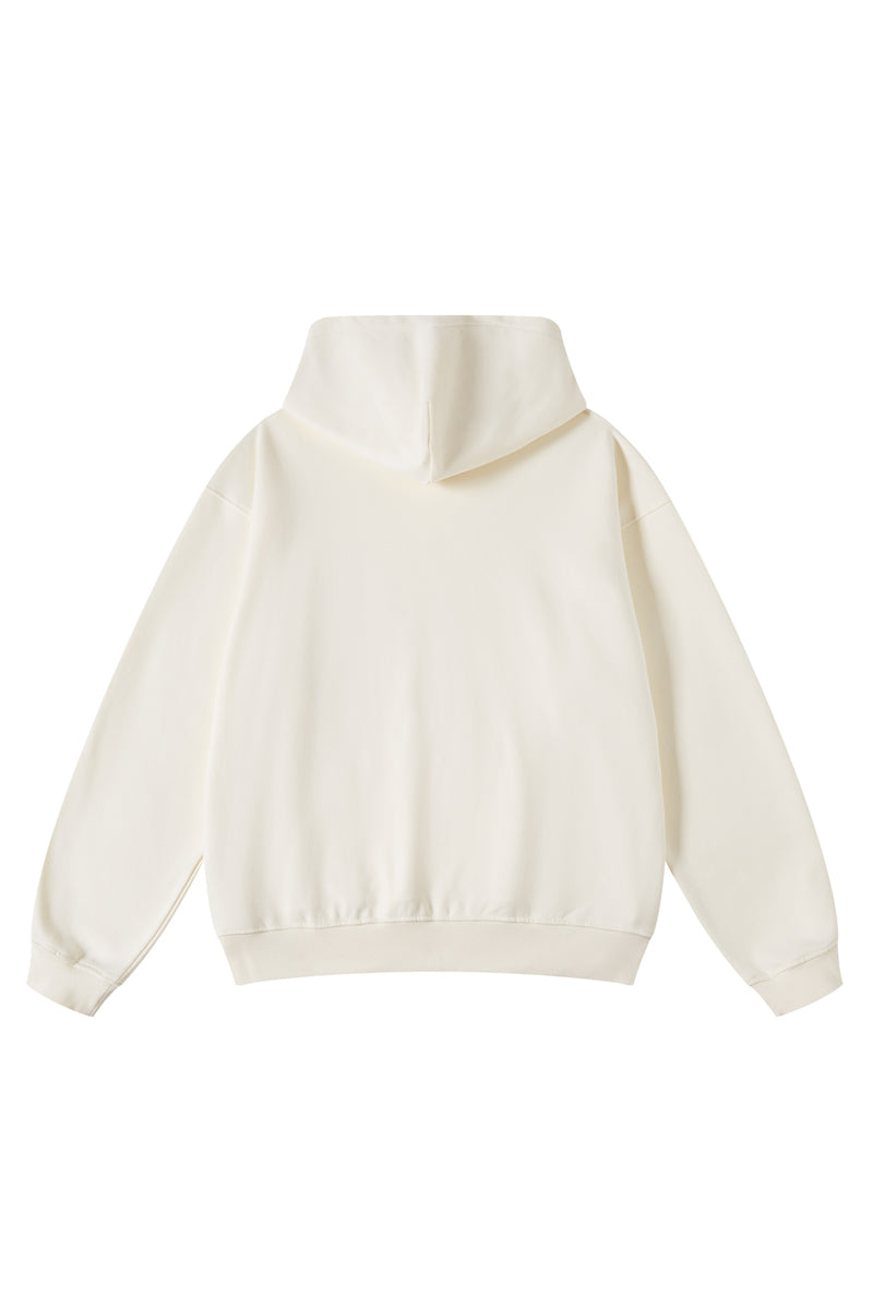 445G Solid Basic Hoodie