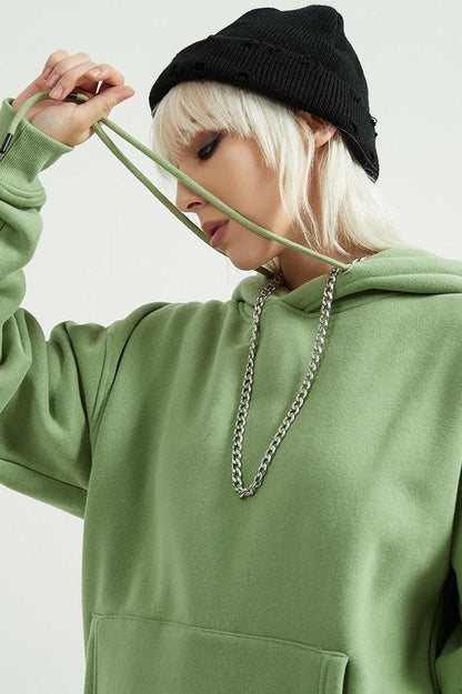 345G Basic Fleece Hoodie