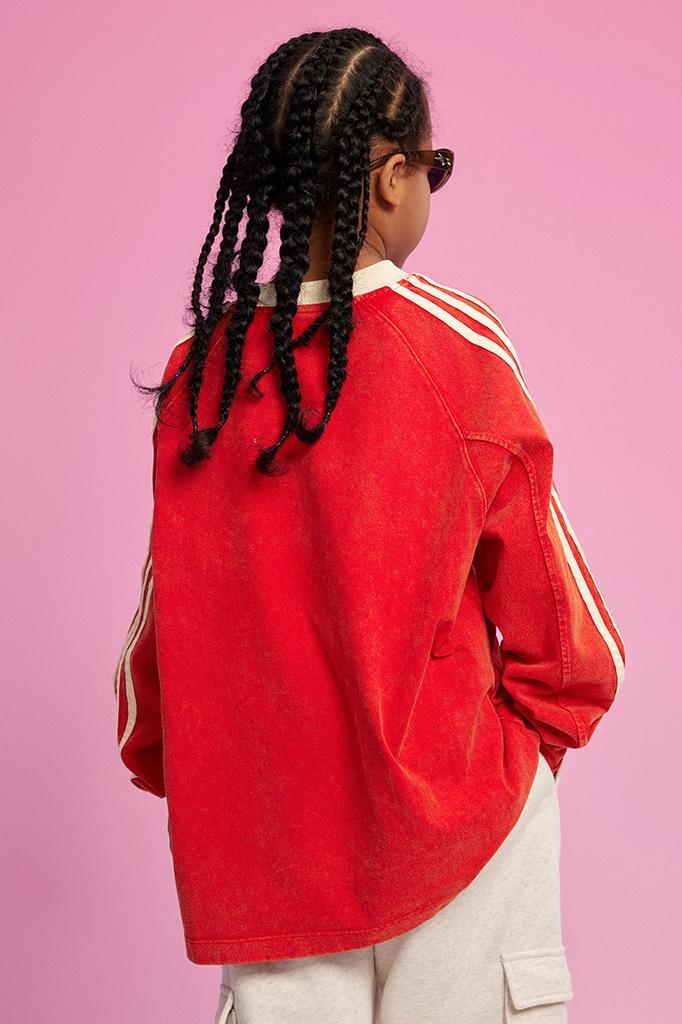 Kids Washed Stripe Crew