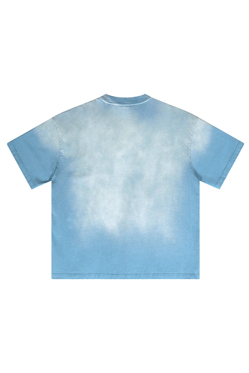 310GSM Gradient Sprayed Tee