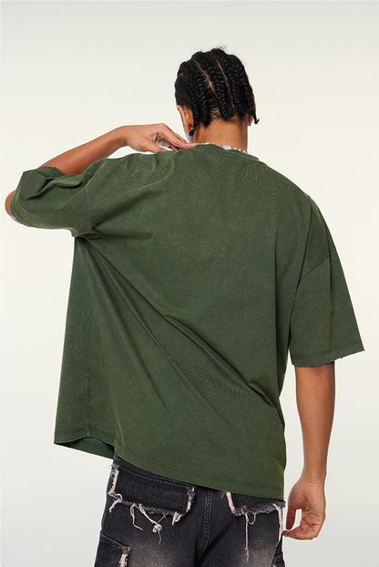 230GSM Distressed Washed Coolness Tee