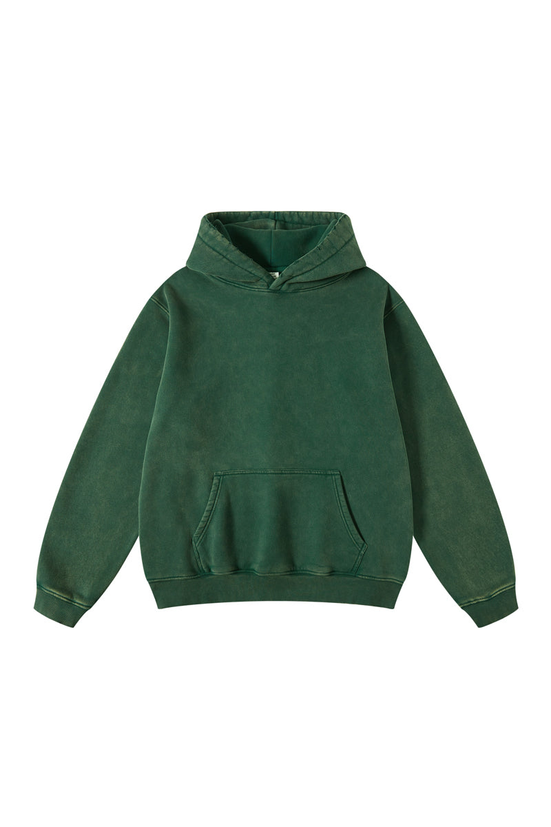 Pigment Dyed Fleece Hoodie