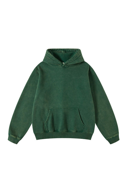 Pigment Dyed Fleece Hoodie