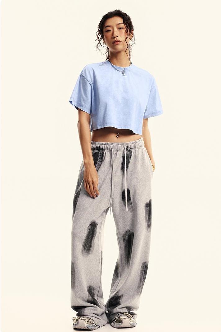 235GSM Pigment Dyed Crop Tee