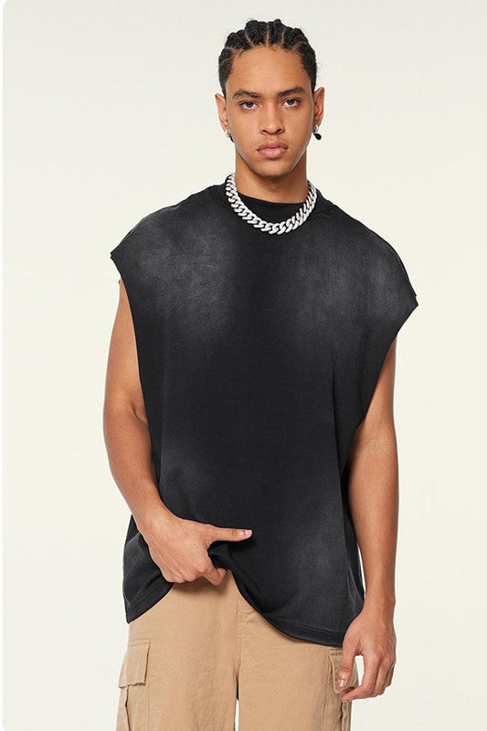 310GSM?Sun Fade Vintage Muscle Tee