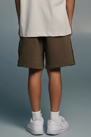 Kids 380GSM Stripe Side Short