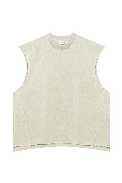 270GSM Distressed Vintage Muscle Tee