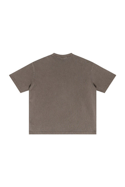 275GSM Pigment Dyed Distressed?Tee