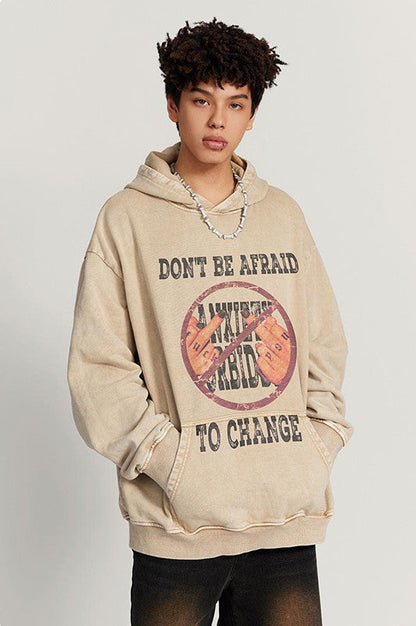 420GSM Digital Printed Pigment Dyed Hoodie