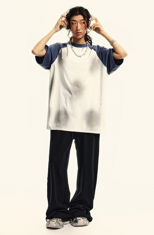 380GSM Washed Stripe Side Sweatpants