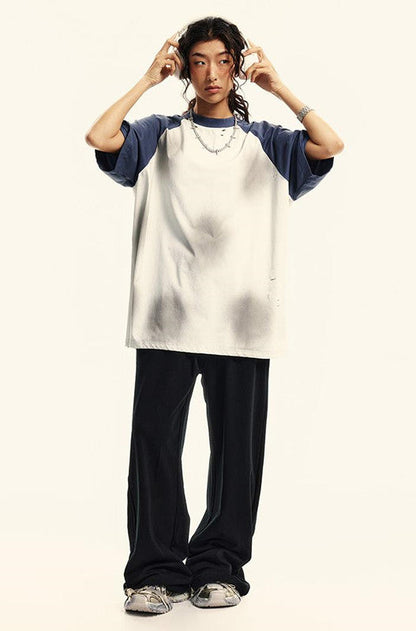 380GSM Washed Stripe Side Sweatpants