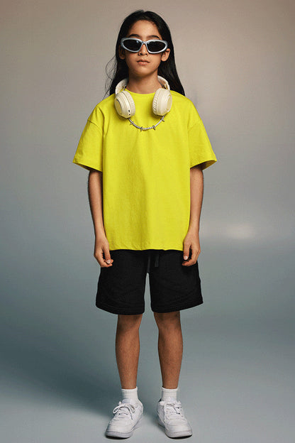 Kids 380GSM Stripe Side Short