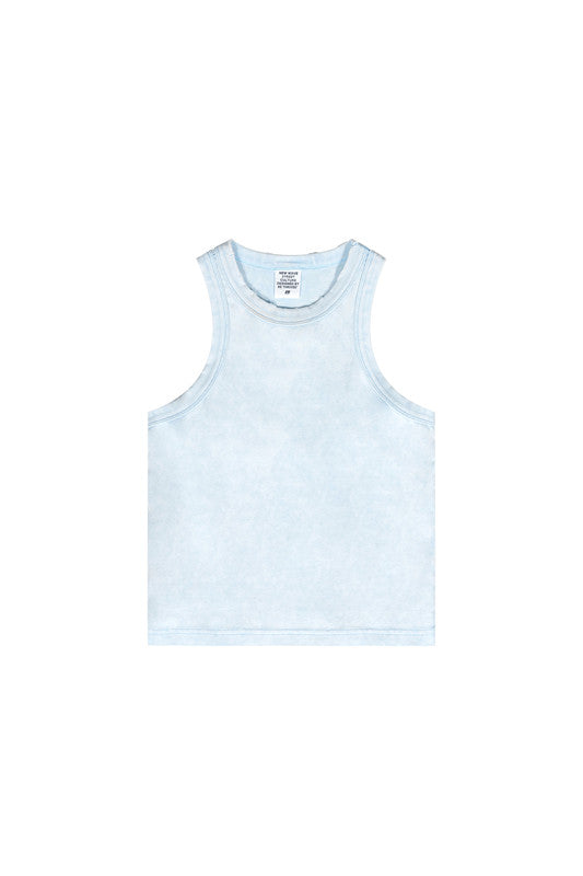 235GSM Washed Out Crop Vest