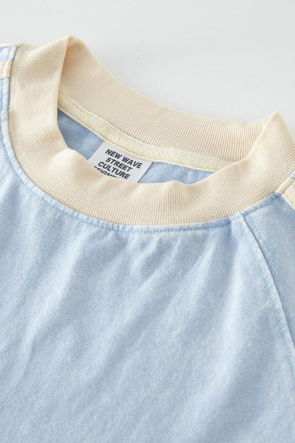 Kids Washed Stripe Crew