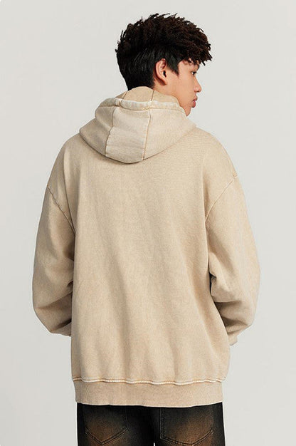 420GSM Digital Printed Pigment Dyed Hoodie