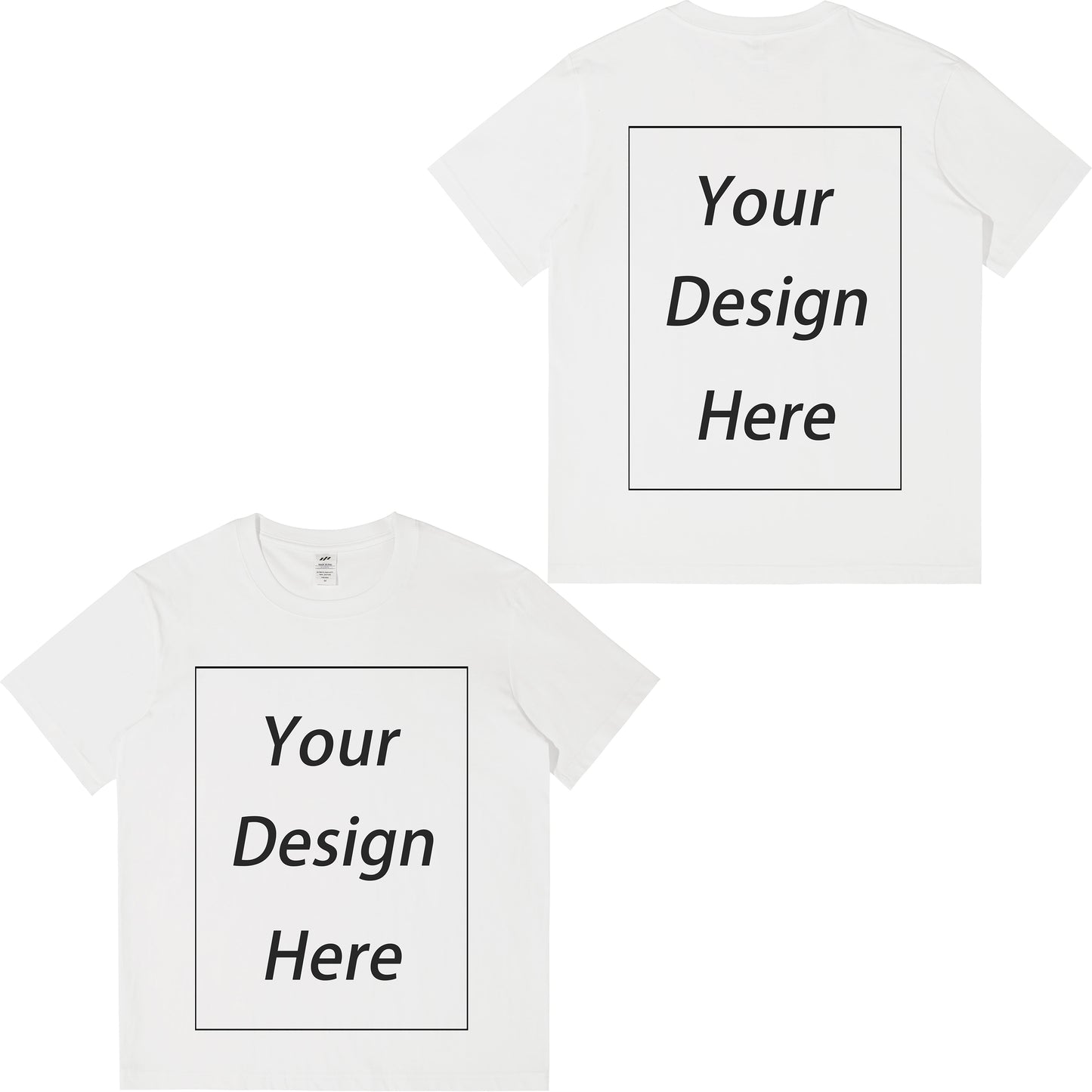 230 GSM 100% Cotton T-Shirt Customized Pattern Print Men's Creative Top