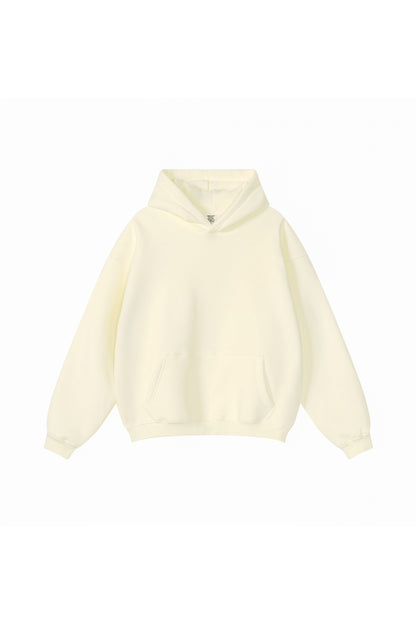 345GSM Fleece Solid Oversized Hoodie