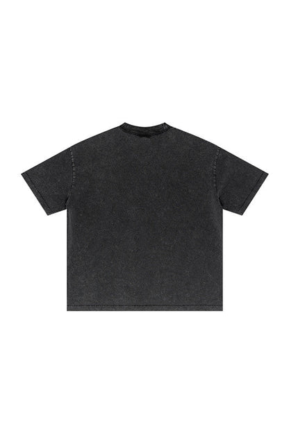 275GSM Pigment Dyed Distressed?Tee
