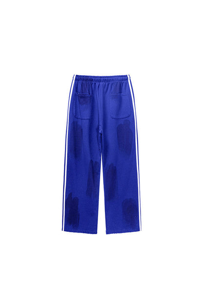 380GSM Brush Dyed Stripe Side Sweatpants