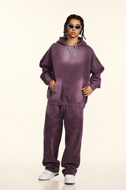 332GSM Gradient Sprayed Fleece Sweatpants