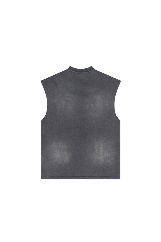 310GSM?Sun Fade Vintage Muscle Tee