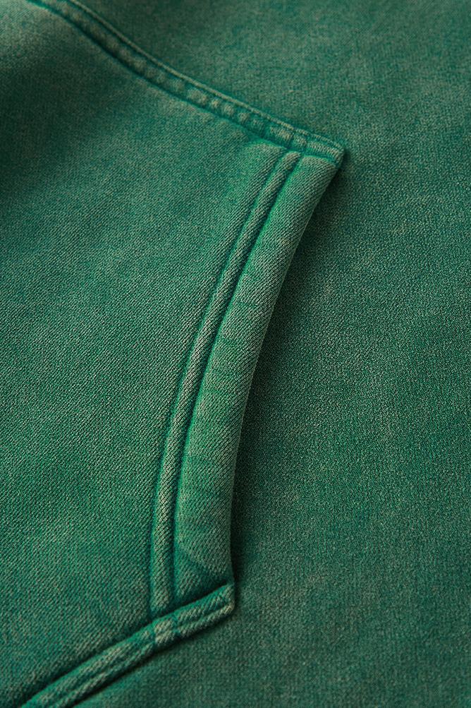 Pigment Dyed Fleece Hoodie