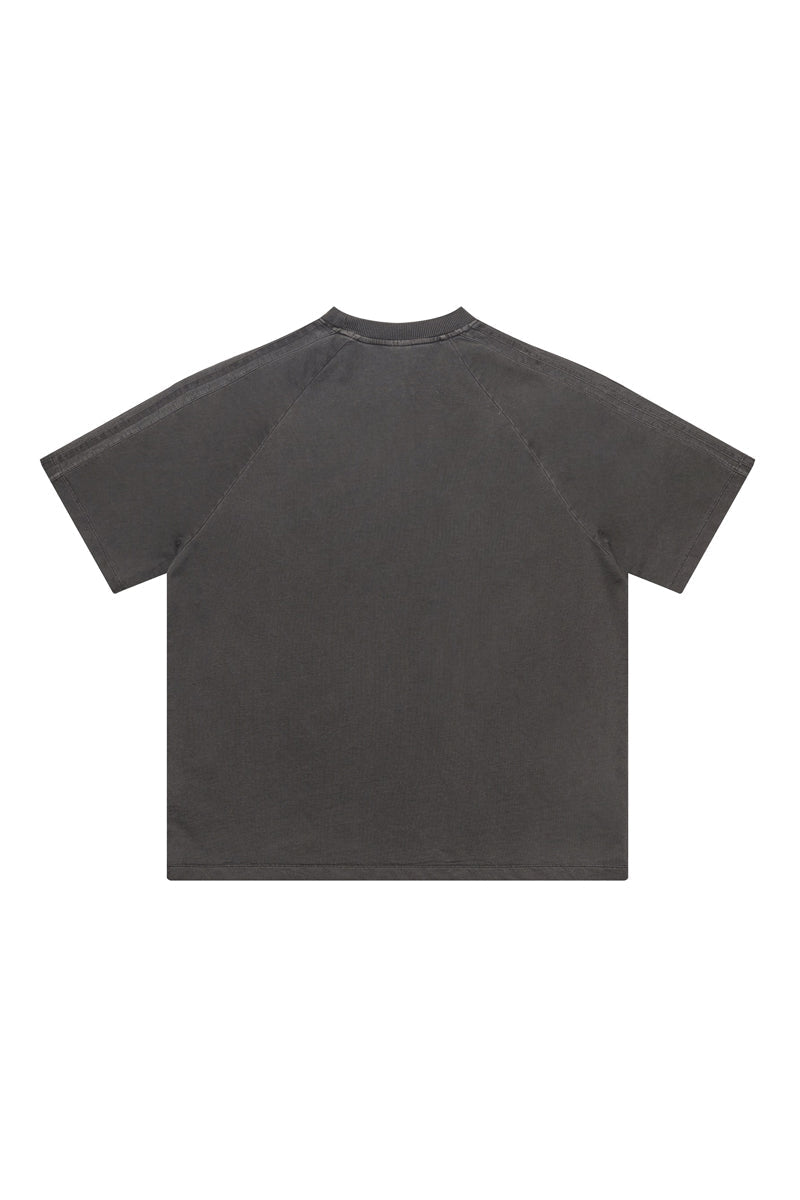 250GSM Pigment Dyed Side Stripe Tee