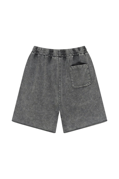 310GSM Pigment Dyed Distressed Washed Short