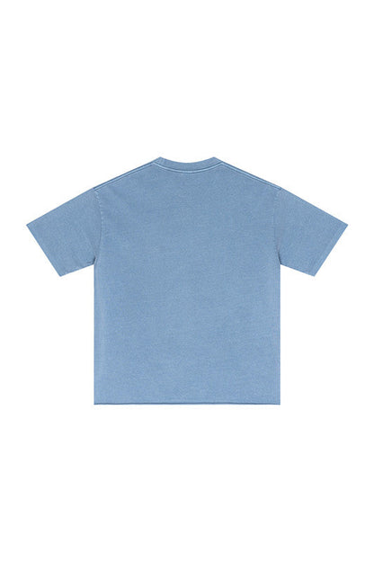 275GSM Pigment Dyed Distressed Tee