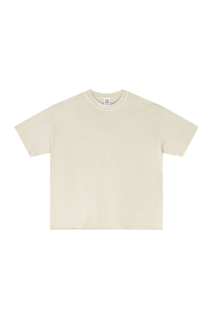 275GSM Distressed Pigment Dyed Tee
