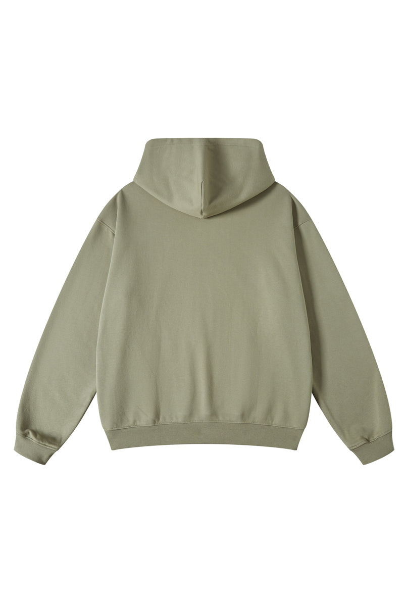 445G Solid Basic Hoodie