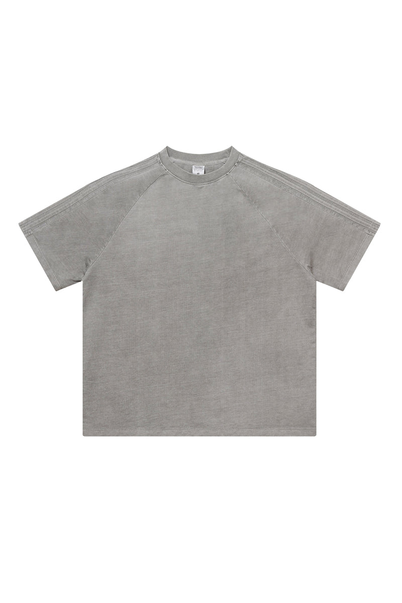 250GSM Pigment Dyed Side Stripe Tee
