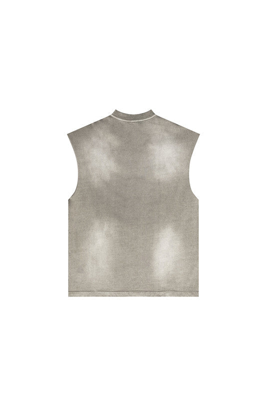 310GSM?Sun Fade Vintage Muscle Tee