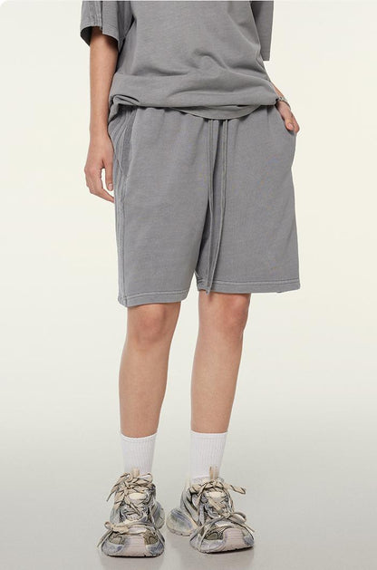 350GSM Pigment Dyed Side Stripe Short