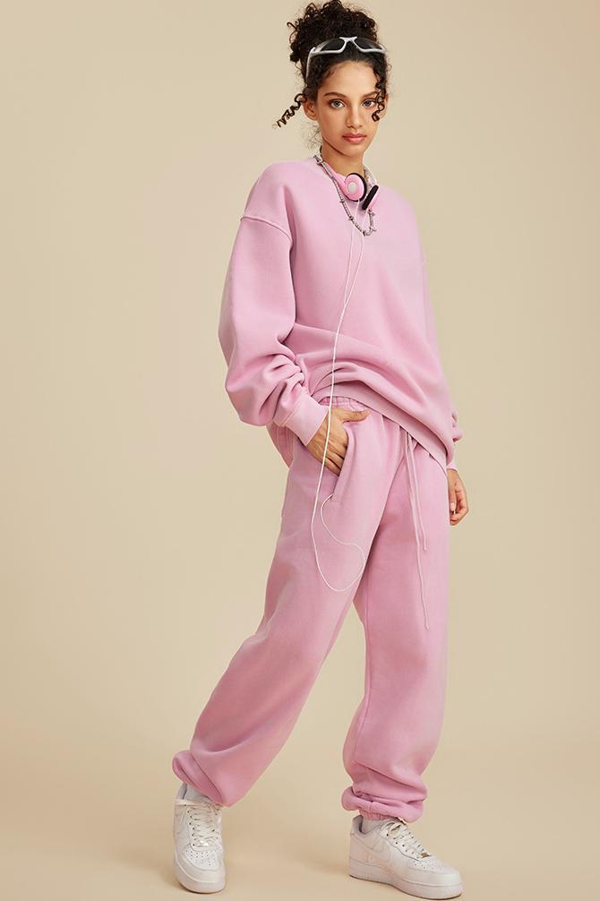 355G Washed Fleece Sweatpant
