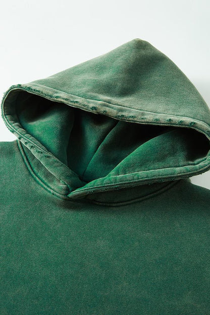 Pigment Dyed Fleece Hoodie