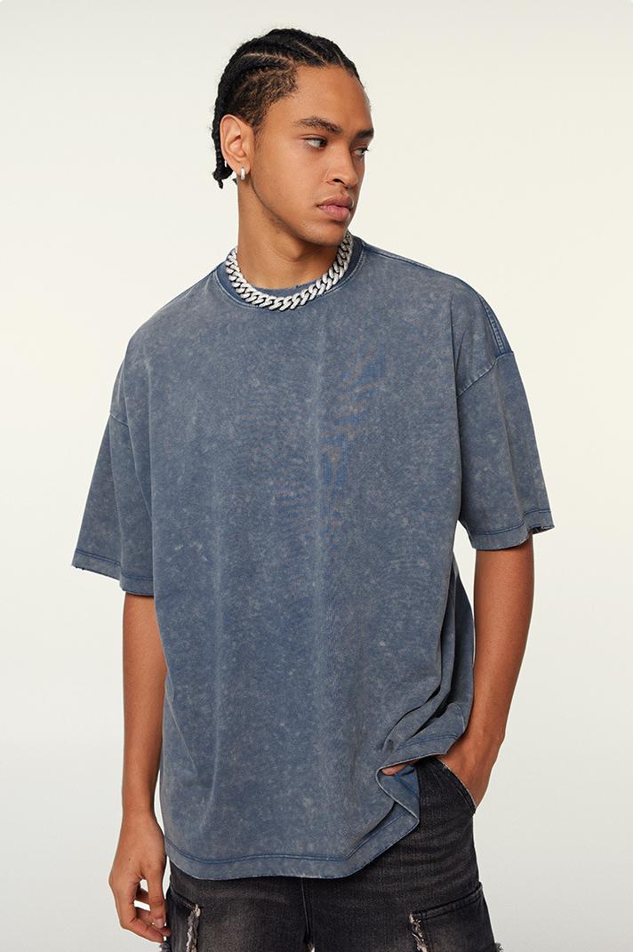 230GSM Distressed Washed Coolness Tee