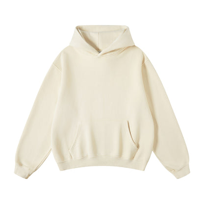 355G Washed Fleece Hoodie